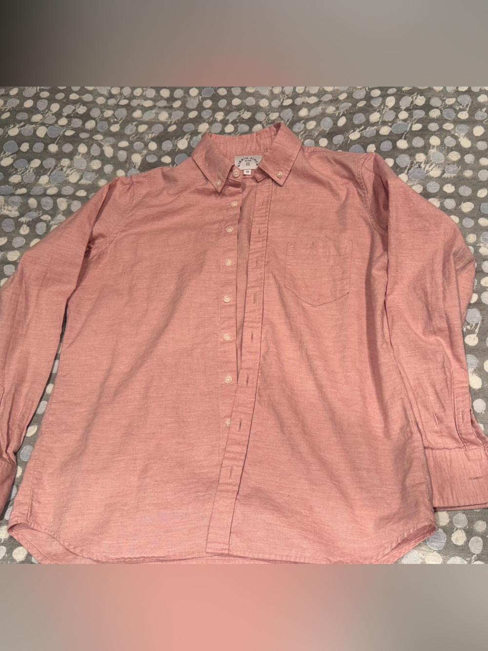 Kirrin Finch Rose Button-Down Oxford - size 12